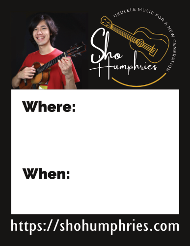 Sho Humphries Poster 8.5x11